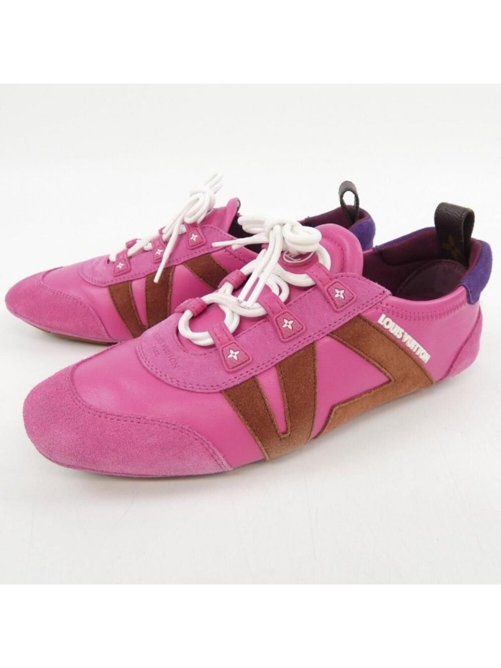 Louis Vuitton LV Sneakers Leather Suede - Picture 3 of 6